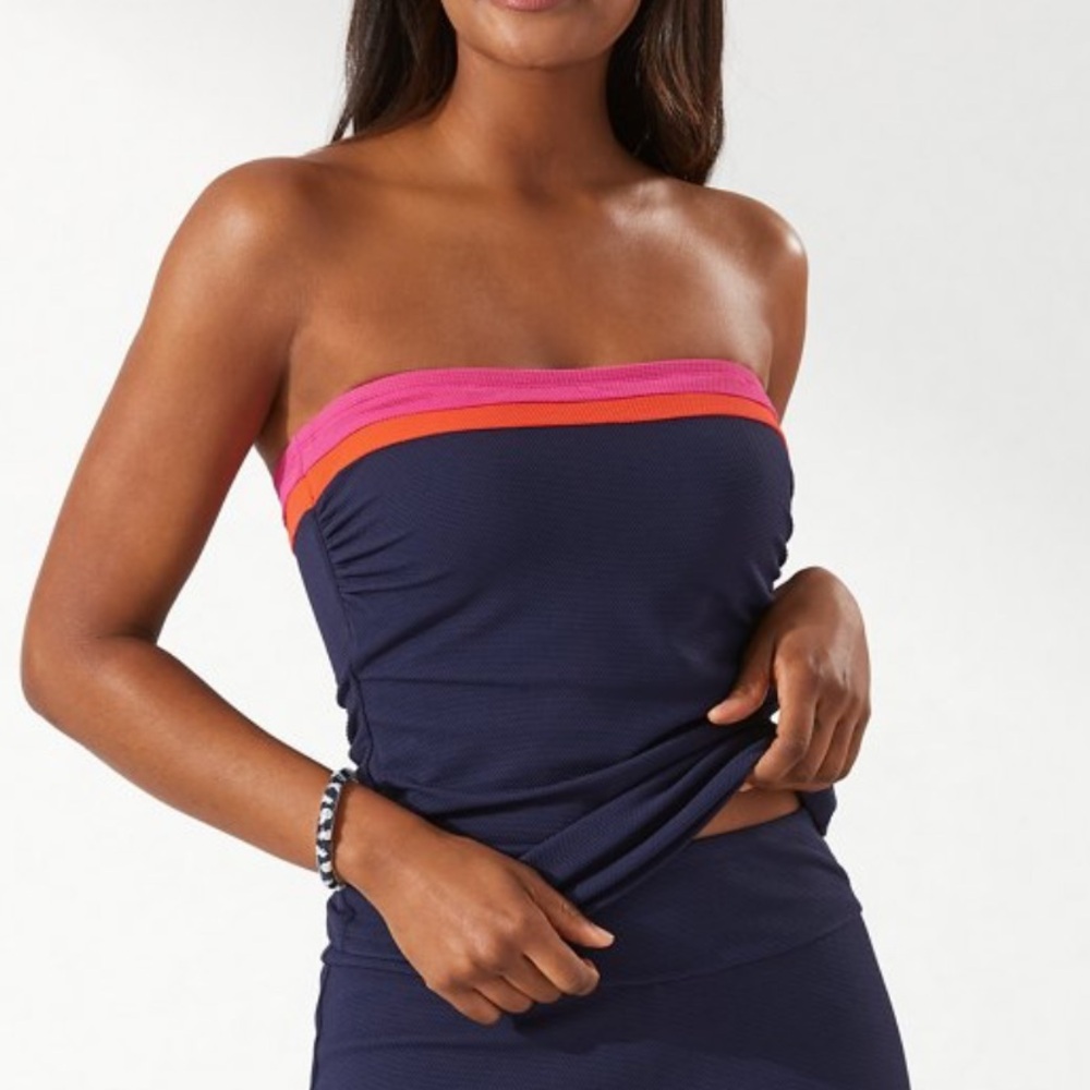 Tommy Bahama Island Cays Colorblock Bandini Top - Picture 2 of 15